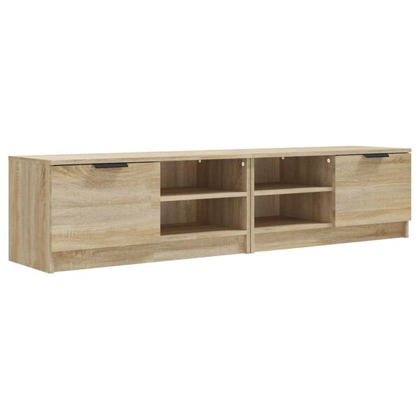 vidaXL TV-Schr&auml;nke 2 Stk. Sonoma-Eiche 80x35x36,5 cm Holzwerkstoff