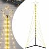 vidaXL LED Weihnachtsbaum 363 LEDs Warmwei&szlig; 182 cm