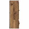 vidaXL Highboard mit Schubladen 3 pcs Altholz Holzwerkstoff
