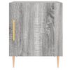 vidaXL Nachttisch Grau Sonoma 40x40x50 cm Holzwerkstoff