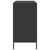 vidaXL Sideboard Schwarz 101,5x39x73,5 cm Kaltgewalzter Stahl