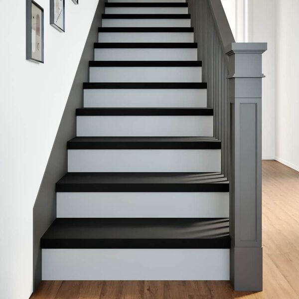 vidaXL Treppenstufen 4 Stk. Dunkelbraun 70x30x2 cm Massivholz Eiche