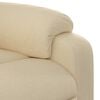 vidaXL Relaxsessel mit Aufstehhilfe Elektrisch Creme Stoff