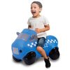 JAMARA H&uuml;pfspielzeug Polizeiwagen mit Pumpe Blau