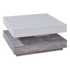 Trendteam Couchtisch Universal CT-119 Betongrau und Wei&szlig;