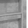 vidaXL Etagenbettgestell mit Schreibtisch Beton Grau 98,5 x 200 cm