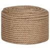 vidaXL Seil 100 % Jute 10 mm 250 m