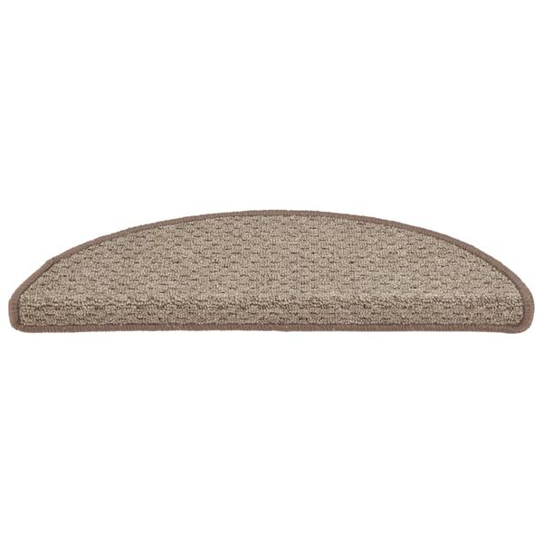 vidaXL Treppenmatten 15 Stk. Braun 65x21x4 cm