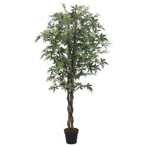 vidaXL Ahornbaum K&uuml;nstlich 336 Bl&auml;tter 120 cm Gr&uuml;n