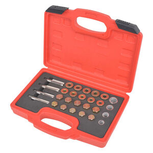 vidaXL 64-tlg. Reparatursatz &Ouml;lablassschrauben M13 M15 M17 M20
