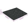vidaXL Gummipad Schwarz Gummi