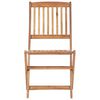 vidaXL 4-tlg. Bistro-Set Massivholz Akazie