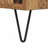 vidaXL Sideboard Altholz 34,5 x 34 x 90 cm Verbundholz und Eisen