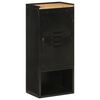 vidaXL Badschrank 40x27x90 cm Eisen und Massivholz Mango