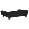 vidaXL Kindersofa Schwarz 70x45x26 cm Samt