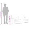 vidaXL 2-Sitzer-Sofa Taupe 140 cm Stoff