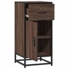 vidaXL Sideboard Braun Eichen-Optik 35,5x35x76 cm Holzwerkstoff Metall