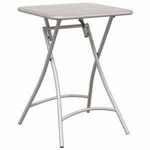 vidaXL Bistrotisch Beige 55 x 55 x 72,5 cm Pulverbeschichteter Stahl