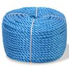vidaXL Polypropylenseil 12 mm 500 m Blau