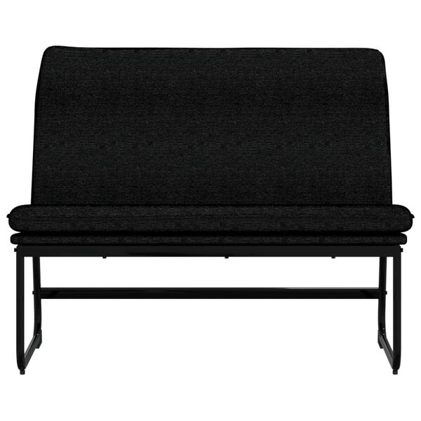 vidaXL Sitzbank Schwarz 100x75x76 cm Stoff