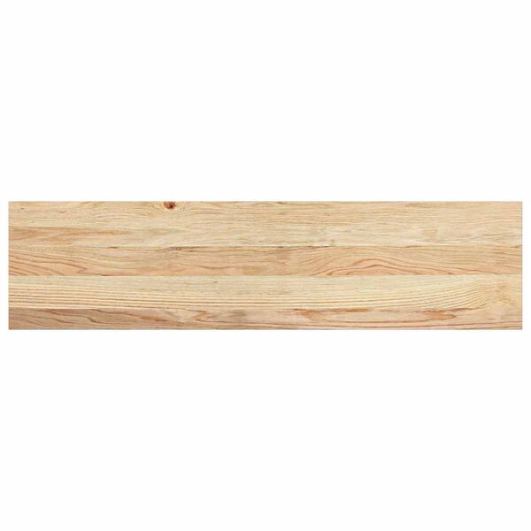 vidaXL Treppenstufen 4 Stk. Unbehandelt 100x25x2 cm Massivholz Eiche
