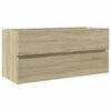 vidaXL 2-tlg. Badm&ouml;bel-Set Keramik und Holzwerkstoff