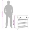 vidaXL Schuhschrank mit Abdeckung Wei&szlig; 79 x 40 x 80 cm Stoff