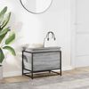 vidaXL Aufbewahrungsbox mit Deckel Grau Sonoma 60x40x51,5 cm