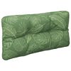 vidaXL Palettenkissen Blattmuster 80x40x12 cm Stoff