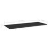 vidaXL B&uuml;cherregal-Bretter 4 Stk. Hochglanz-Schwarz 100x40x1,5 cm