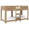 vidaXL Etagenbett f&uuml;r Kinder Artisan-Eiche 100 x 200 cm Holzwerkstoff