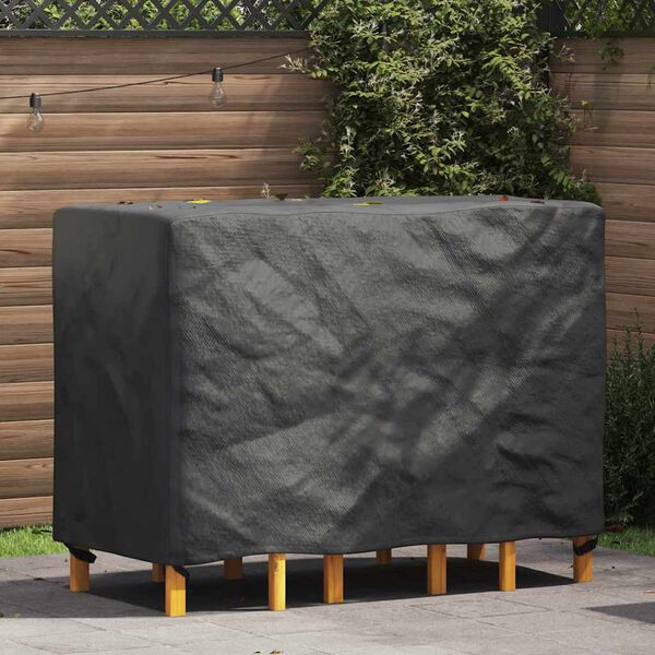 vidaXL M&ouml;belbezug Uni Schwarz 130 x 80 x 70 cm 210D