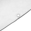 vidaXL Transparente Plane mit &Ouml;sen 1x10 m Polyethylen