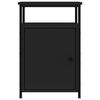 vidaXL Nachttisch Schwarz 40x42x60 cm Holzwerkstoff