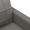 vidaXL 3-Sitzer-Sofa Dunkelgrau 210 cm Stoff