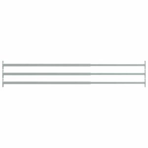 vidaXL Einstellbare Fenster-Sicherheitsstangen 3 Stk. 710-1200 mm
