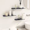 vidaXL Schwebendes Regal 3 pcs Anthrazit 40 x 9 x 2,5 cm Stahl