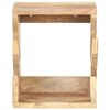 vidaXL Skateboard Wandhalter 25x20x30 cm Mango Massivholz