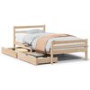 vidaXL Massivholzbett ohne Matratze 90x200 Kiefernholz