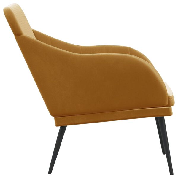 vidaXL Sitzbank Braun 110x76x80 cm Samt