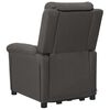 vidaXL Massagesessel mit Aufstehhilfe Dunkelgrau Stoff