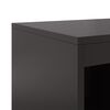 vidaXL Sideboard Schwarz 100,5x39x107 cm Stahl