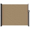 vidaXL Seitenmarkise Ausziehbar Taupe 160x600 cm