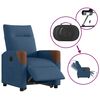 vidaXL Relaxsessel mit Aufstehhilfe Elektrisch Blau Stoff