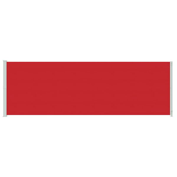 vidaXL Seitenmarkise Ausziehbar 200x600 cm Rot