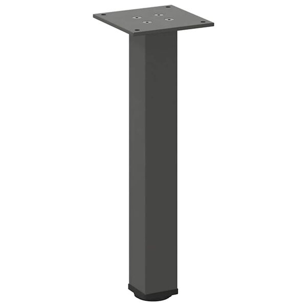 vidaXL Couchtischbeine 4 Stk. Anthrazit 30-32 cm Stahl
