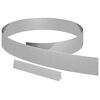 vidaXL Raseneinfassung Silber 450 x 0,05 x 10 cm Verzinkter Stahl