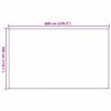 vidaXL Zeltteppich 300x600 cm Braun