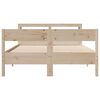 vidaXL Massivholzbett ohne Matratze 160x200 cm Kiefernholz