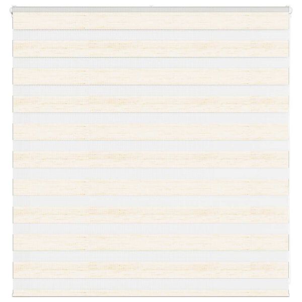 vidaXL Doppelrollo Marmorbeige 140x100cm Stoffbreite 135,9 cm Polyester